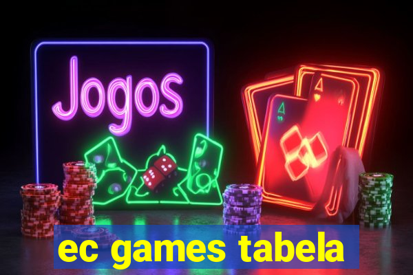 ec games tabela